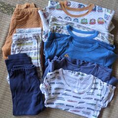 110 男の子　秋から冬服　22点セット　おまとめの画像