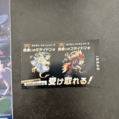 色違いミライドン、コライドンのシリアルコード
の画像