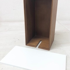 【中古品】収納ボックス コード類 収納家具 木製 インテリア雑貨の画像