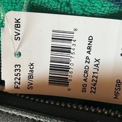 COACH 財布　黒　チェックの画像