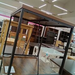 リユースのサカイ栃木店★ジモティ割あり★ NITORI テーブル 木目ブラウン W70×D70×H70 クリーニング済み TC10969の画像