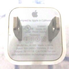 ( M-932 )Apple 5W充電器 A1385 USB-A ACアダプタ ３個 ライトニングケーブル３本 まとめて セット まとめ売り 中古 動作確認済みの画像