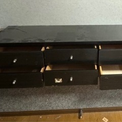 収納棚。収納付きテレビ台。棚。タンス。の画像