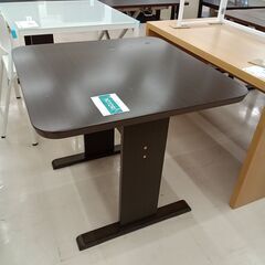 リユースのサカイ栃木店★ジモティ割あり★ NITORI テーブル ダークブラウン W80×D80×H71.5 クリーニング済み TC10970の画像