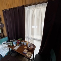 ②遮光カーテン＋レースカーテンの画像