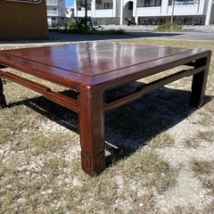 座卓　コーヒーテーブル　ローテーブル　花梨　紫檀
の画像