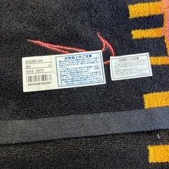 M2510-088 NIKE JUST DO IT バス タオル ブラック 未使用品 保管汚れ有りの画像