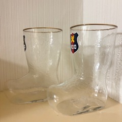 ブーツ型グラス 2個セットの画像