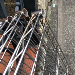 ３段スチールラック　サビ有り の画像