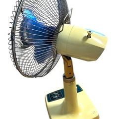 昭和レトロ　扇風機　ブルーファンの画像