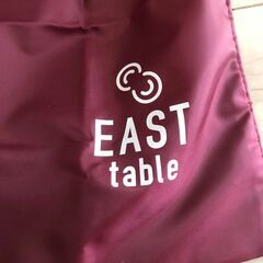 EAST table バーガンディ エコバッグ　ボルドー　大人気　最安値の画像