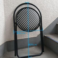 無料　中古　折りたたみ椅子　取りに来てくださいの画像
