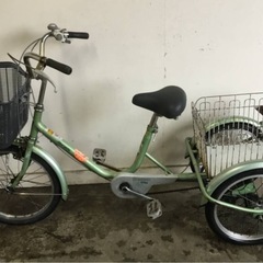 A-192△ 岐阜発/ MARUISHI/ 丸石/ 大人用三輪自転車/ スイングなし/ 3段変速/ 変速ワイヤー劣化 変速できません/ 管s0.5/ R6.12/20 △の画像