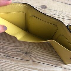 L'arcobaleno　ラルコバレーノ 三つ折り財布 ブラウン　人気　ミニ財布の画像