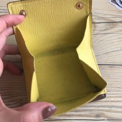 L'arcobaleno　ラルコバレーノ 三つ折り財布 ブラウン　人気　ミニ財布の画像