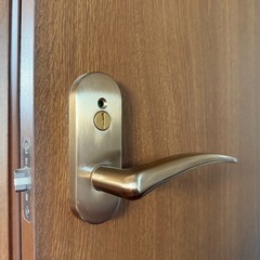 美品DIY建具　トイレドア&ドアストッパー2点セットの画像