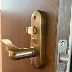 美品DIY建具　トイレドア&ドアストッパー2点セットの画像