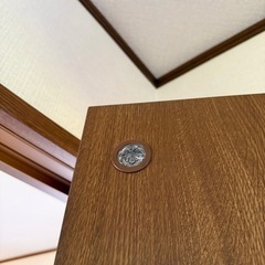 美品DIY建具　トイレドア&ドアストッパー2点セットの画像