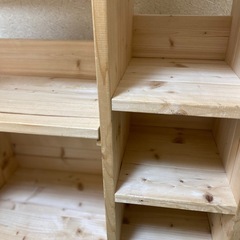 保育士作成幼児　お支度ラックの画像