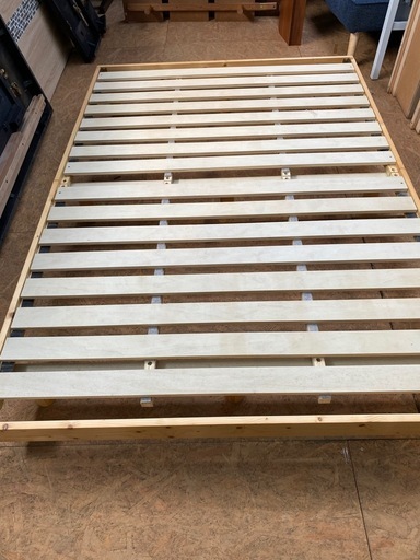 【ニトリ】ダブルベッドフレーム（すのこ）