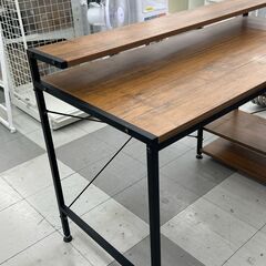 ★リユースのサカイ千葉中央店★  ワークデスク ブラウン H80×D80×W120 クリーニング済み TC4842の画像