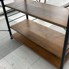 ★リユースのサカイ千葉中央店★  ワークデスク ブラウン H80×D80×W120 クリーニング済み TC4842の画像