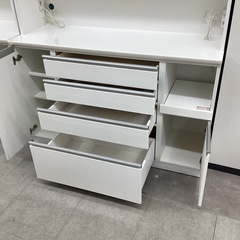 【取りに来られる方限定】ニトリ　レンジボード　ホワイトの画像