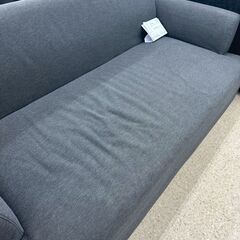 ★リユースのサカイ高崎店★TJ12988  2人掛けソファー グレー H56×D74×W143 クリーニング済みの画像