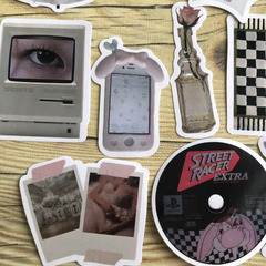 ステッカー　シール　ダイカット　ラップトップ　ノート　手帳　デコ　お洒落　最安値の画像