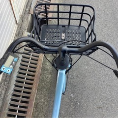 713  ヤマハ最新機種電動アシスト自転車pasBabby20インチブルーアルミボディーの画像