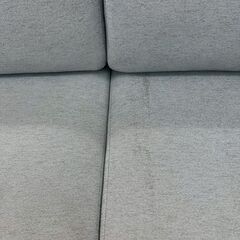 ★リユースのサカイ高崎店★TJ12989  2人掛けソファー 灰色 H74×D70×W130 クリーニング済みの画像