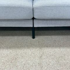 ★リユースのサカイ高崎店★TJ12989  2人掛けソファー 灰色 H74×D70×W130 クリーニング済みの画像