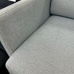 ★リユースのサカイ高崎店★TJ12989  2人掛けソファー 灰色 H74×D70×W130 クリーニング済みの画像