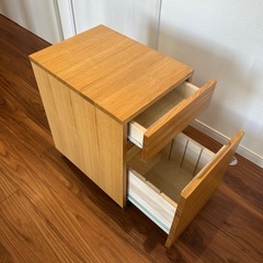 無印　キャスター付き引き出しの画像