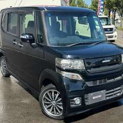 全国提携ローン！！全国納車始めました！！N-BOXカスタム！Gターボパッケージ！特別価格コミコミ77万円！　4WD　ターボ　両側PWスライドドア　クルコン　ETC　Bカメラ　PUSHスタート　エアバック　ナビ　本州仕入れ！　の画像