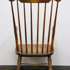 ≪ZR1052ジ≫ 飛騨家具 KASHIWA/柏木工? ロッキングチェア/揺り椅子 木製 アンティーク/ヴィンテージ 椅子/イス/いす 家具/インテリア 現状品の画像