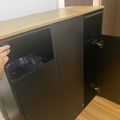 3連式ゴミ箱の画像