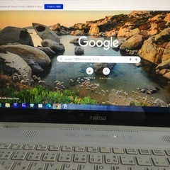 富士通　ノートパソコン　life book 型番 FMVA77MWの画像