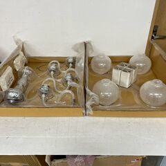 【SANYO】 サンヨー 白熱灯器具 白熱灯シャンデリア LCH-49NH 昭和レトロ 照明器具 箱付き 4灯 60W A0570の画像
