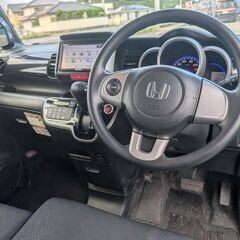 車検９年１０月　ナビ　Bluetooth　片側パワースライドドア　HIDライト　N-BOXカスタムの画像