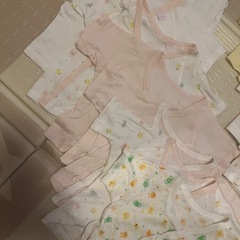 ベビー新生児肌着まとめ売り50-60の画像