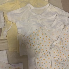 ベビー新生児肌着まとめ売り50-60の画像
