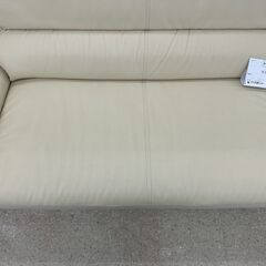 ★リユースのサカイ高崎店★TJ12992  2人掛けソファー クリーム H93×D83×W170 クリーニング済みの画像