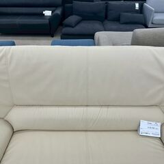 ★リユースのサカイ高崎店★TJ12992  2人掛けソファー クリーム H93×D83×W170 クリーニング済みの画像