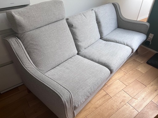 3人掛け　グレーソファ