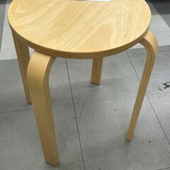 ★リユースのサカイ千葉中央店★  丸椅子 ブラウン H44×D40×W40 クリーニング済み TC4857の画像