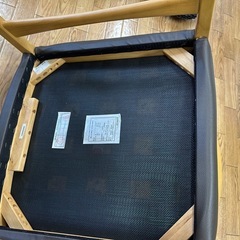 モデルルーム展示品無垢材のダイニングチェア4脚の画像