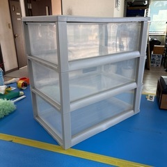 衣装ケース3段  押入れ収納の画像
