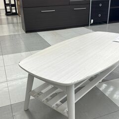 ★リユースのサカイ千葉中央店★  ローテーブル ホワイト H32×D45×W90 クリーニング済み TC4859の画像