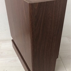 【中古品】木製 ケーブル収納ボックス Wi-Fiルーター 電源タップ ケーブル 配線 まとめて収納 家具の画像